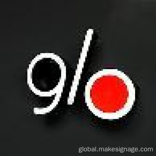 Free Standing Tabletop Signs 3D Free Standing Table Letters Supplier
